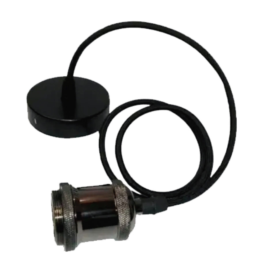 Lampara de colgar Vintage Negro