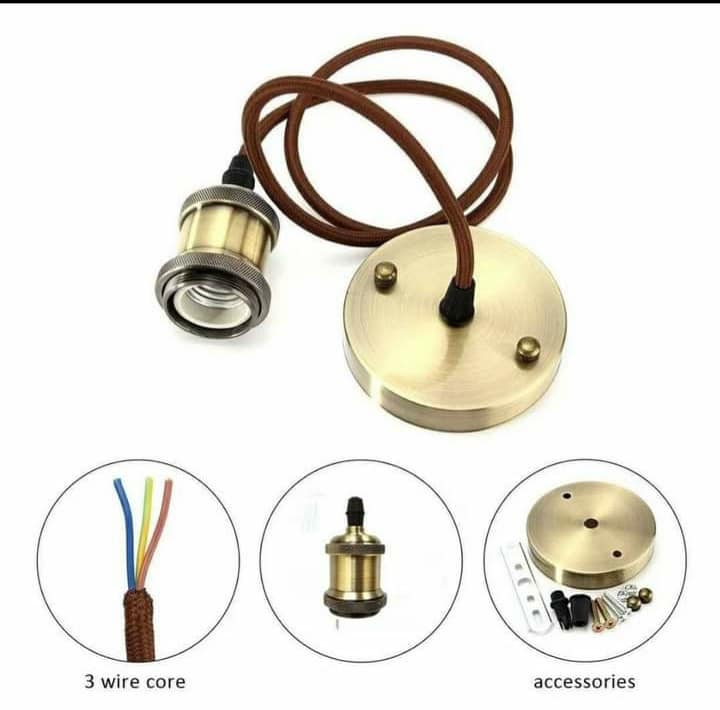 Lampara de colgar Vintage Bronce