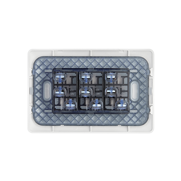 ENCHUFE TRIPLE EMBUTIDO 10A 250V