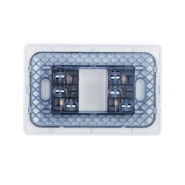 ENCHUFE SIMPLE 10A + ENCHUFE SIMPLE BIPASO EMBUTIDO 10/16A 250V
