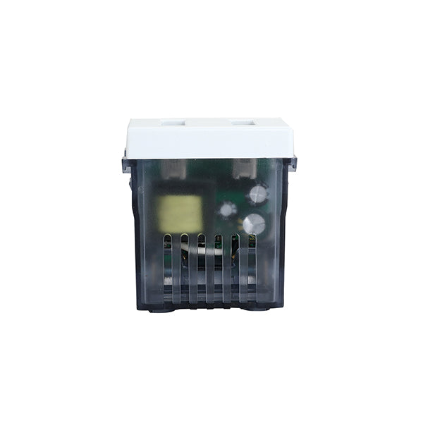 MODULO TOMA USB DOBLE (BLANCO)