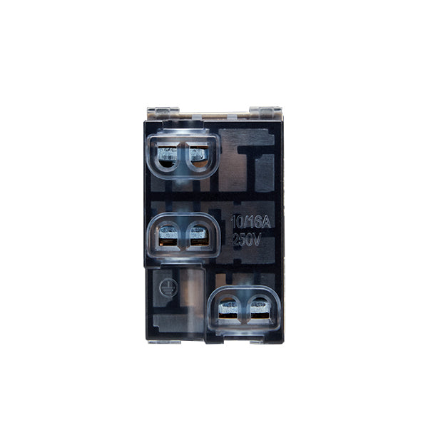 MODULO ENCHUFE 10/16A(1 Ud TZ1107) 250V (BLANCO INVIERNO)