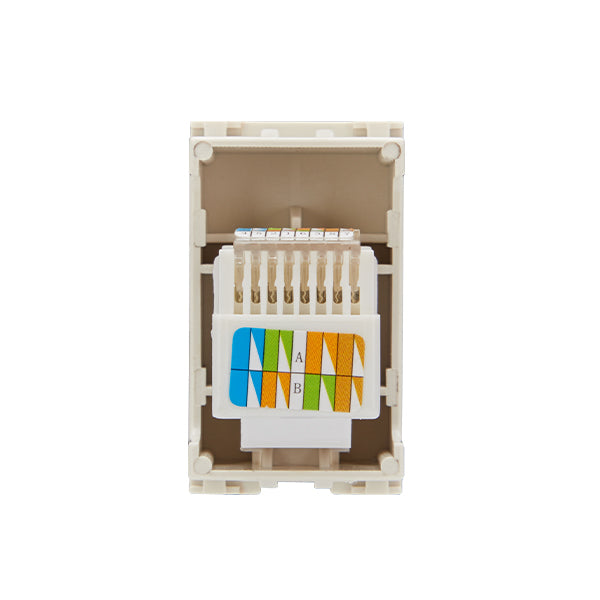 MODULO TOMA RED COMPUTACION RJ45/6E (BLANCO INVIERNO)