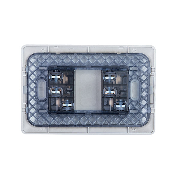 ENCHUFE SIMPLE 10A + ENCHUFE SIMPLE BIPASO EMBUTIDO 10/16A 250V (CAFÉ)