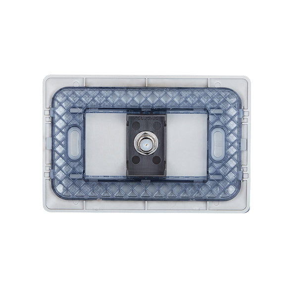 TOMA COAXIAL RG6 EMBUTIDO (CAFÉ)