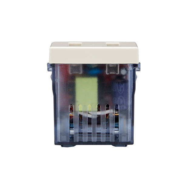 MODULO TOMA USB DOBLE (CAFE)