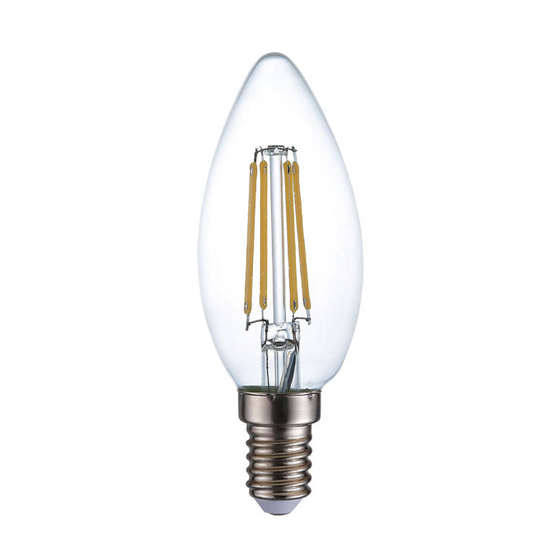 AMPOLLETA FILAMENTO VELA 4W 2700K E14