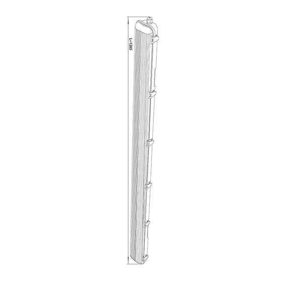 ESTANCO DOBLE 2x18W 120CMS