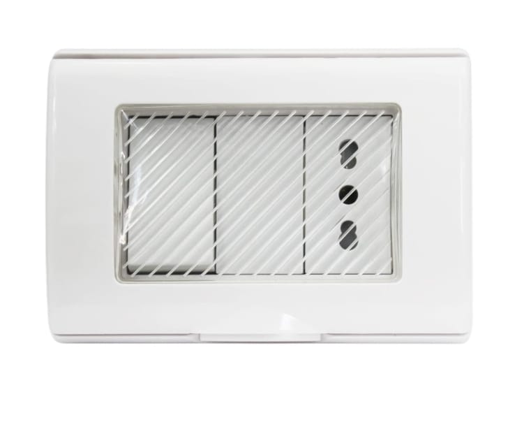 HYDROBOX EMBUTIDO CON ENCHUFE SIMPLE 10/16A Y INTERRUPTOR 9/12