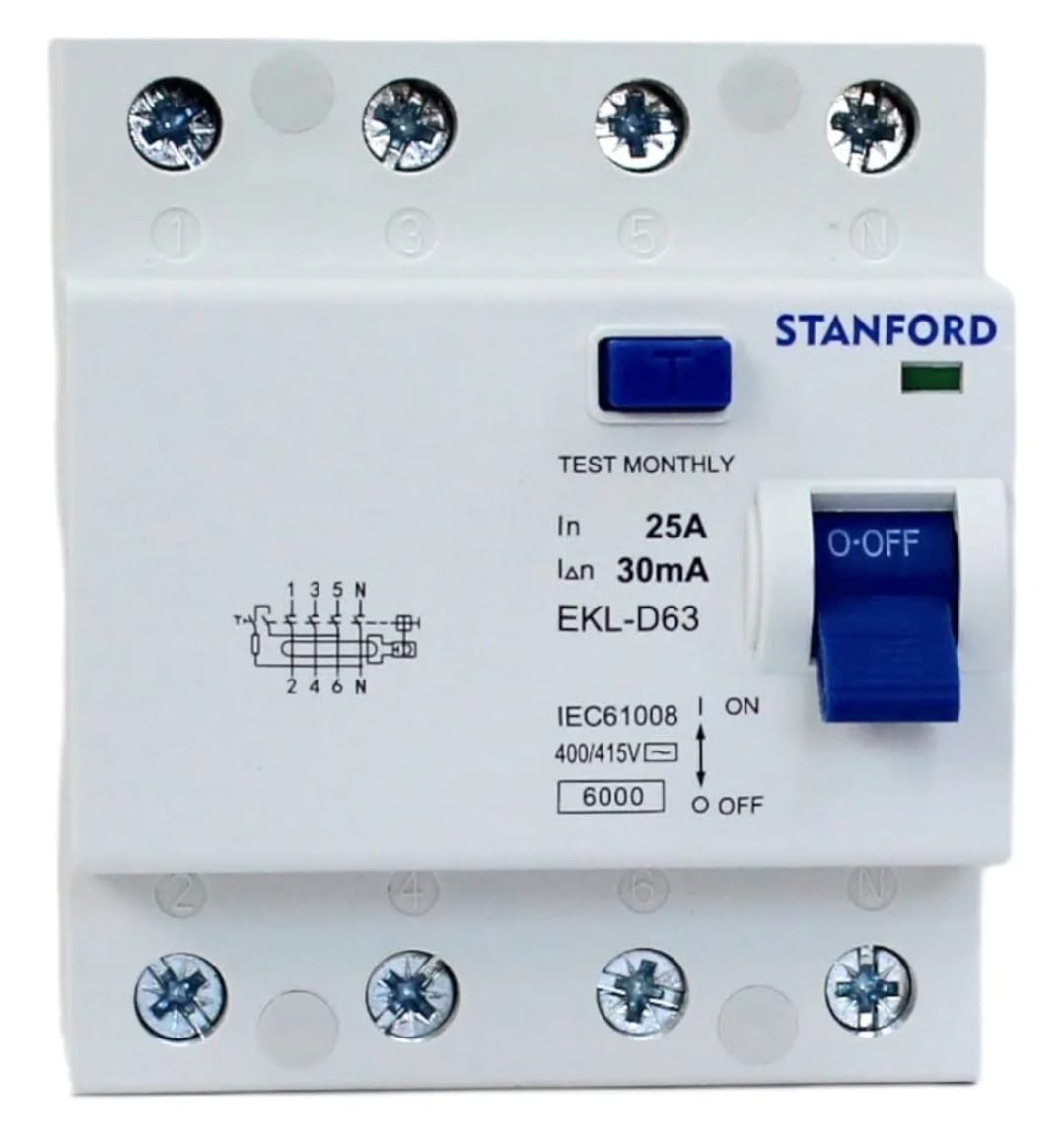 INTERRUPTOR DIFERENCIAL 4X25A 30mA