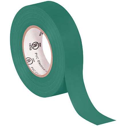 CINTA AISLANTE VERDE 20Y(PAQUETE DE 10 ROLLOS)