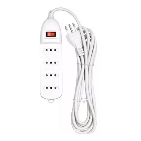 ALARGADOR DE 4 TOMAS C/INTERRUPTOR 1.5M