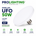 Ampolleta LED Foco Panel UFO Alta Potencia 50W Fría 22cm T220 E27