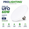 Ampolleta LED Foco Panel UFO Alta Potencia 60W Cálida 26cm T260 E27