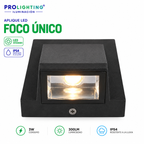 Aplique LED Compacto Foco Direccional Exterior Decorativo