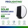 Foco Solar LED Redondo Muro Exterior Sensor Impermeable