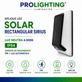 Luz Solar LED rectangular con Sensor de Movimiento PIR Exterior IP54