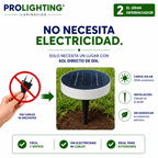 Lámpara Solar LED Portátil Colgante Exterior Recargable