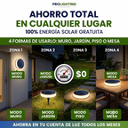 Lámpara Solar LED Portátil Colgante Exterior Recargable