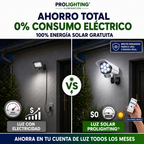 Luz Solar LED Diseño Cámara Disuasiva Sensor Movimiento