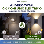 Aplique Solar LED Fijo Doble Haz de luz Arriba y Abajo Exterior
