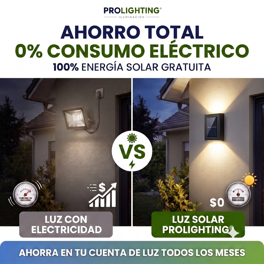 Aplique Solar LED Fijo Doble Haz de luz Arriba y Abajo Exterior