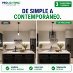 Lampara Colgante Cilindro Jaula Metal Base Negra E27 Retro