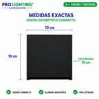 Aplique LED Integrado Cubo Diagonal Decorativo Bidireccional