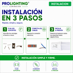 Tubo LED Estanco Canoa Plana Regleta Slim 120cm 36W Fría IP65