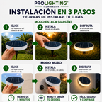 Lámpara Solar LED Portátil Colgante Exterior Recargable
