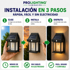Farol Solar LED Vintage Sensor Movimiento Exterior impermeable IP54