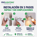 Aplique Muro Abatible Decorativo Para Ampolleta E27 Blanca