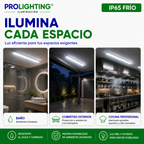 Tubo LED Estanco Canoa Plana Regleta Slim 60cm 18W Fría IP65