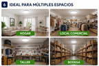 Ampolleta LED Foco Panel UFO Alta Potencia 50W Fría 22cm T220 E27
