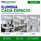 Tubo LED Estanco Canoa Plana Regleta Slim 120cm 54W Fría Liso