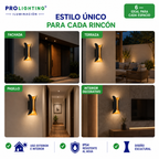 Aplique LED Integrado Bidireccional Deco 6W Interior Exterior