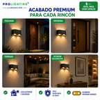 Aplique LED Ovalado Doble Haz Luz Arriba Abajo Exterior