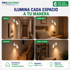 Aplique Muro Abatible Decorativo Para Ampolleta E27 Blanca