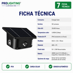 Foco Solar LED Muro Exterior Fotocelda Automático IP54