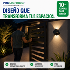 Aplique LED Integrado Cubo Diagonal Decorativo Bidireccional