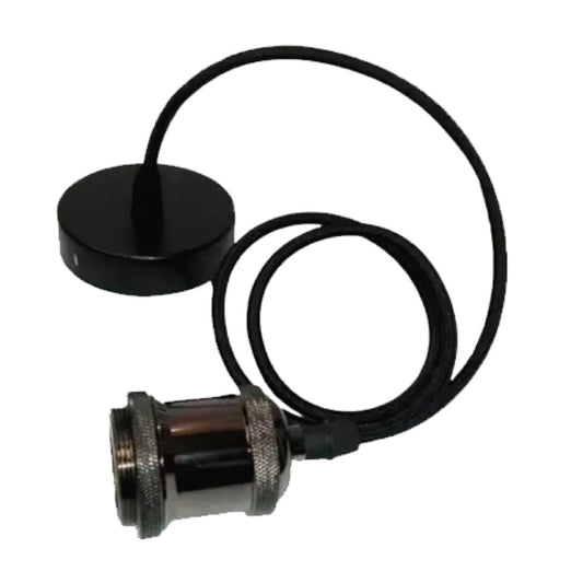 Lampara de colgar Vintage Negro