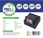 Aplique LED Compacto Foco Direccional Exterior Decorativo