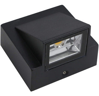 Aplique led 1x3w negro sc