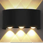 Aplique led 6x1w negro va