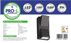 Aplique LED Vertical Doble Haz Luz Arriba Abajo Exterior