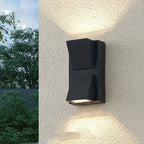 Aplique LED Vertical Doble Haz Luz Arriba Abajo Exterior
