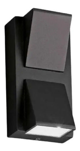 Aplique led 2x3w negro ti