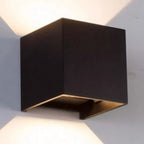 Aplique LED Integrado Cubo Diagonal Decorativo Bidireccional