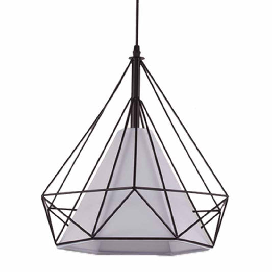 Lampara de colgar Diamante Blanca