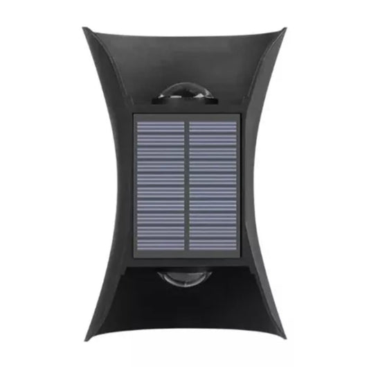 Aplique led solar deco negro